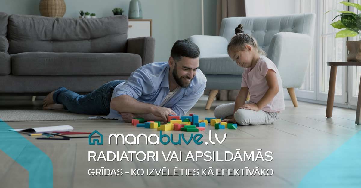 bilde radiatori vai apsildāmās grīdas - ko izvēlēties kā efektīvāko