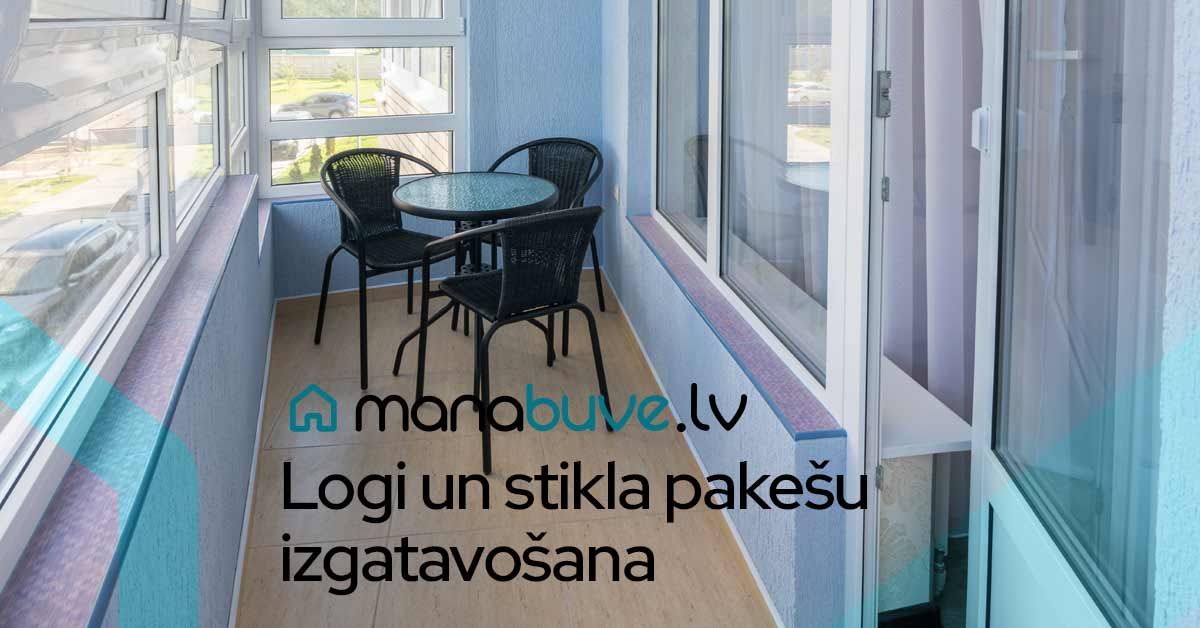 bilde logi un stikla pakešu izgatavošana