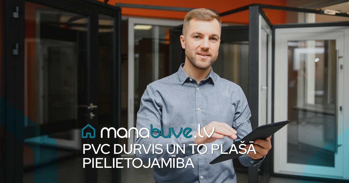 bilde pvc durvis un to plašā pielietojamība