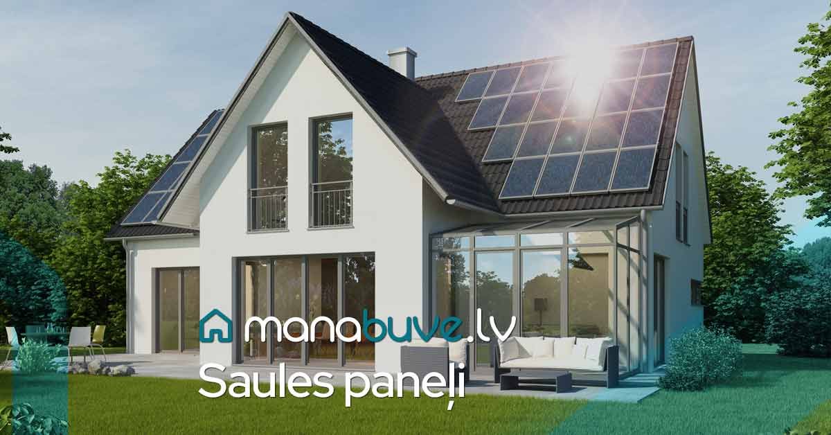 bilde saules paneļi