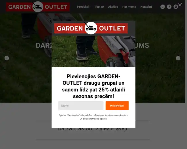 garden-outlet.com ekrānšāviņš