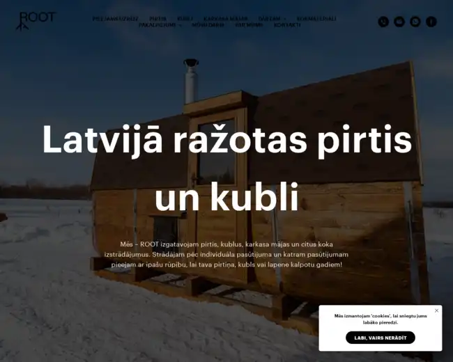 rootpirtis.lv ekrānšāviņš